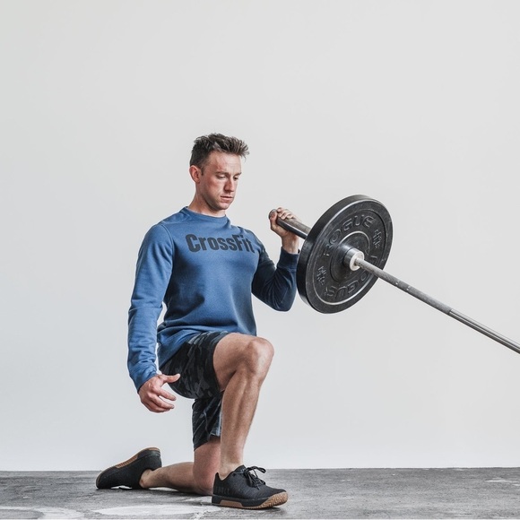 Nobull Men's CrossFit Crew Sweatshirt Blue Size Medium New With tags NWT - Picture 2 of 12